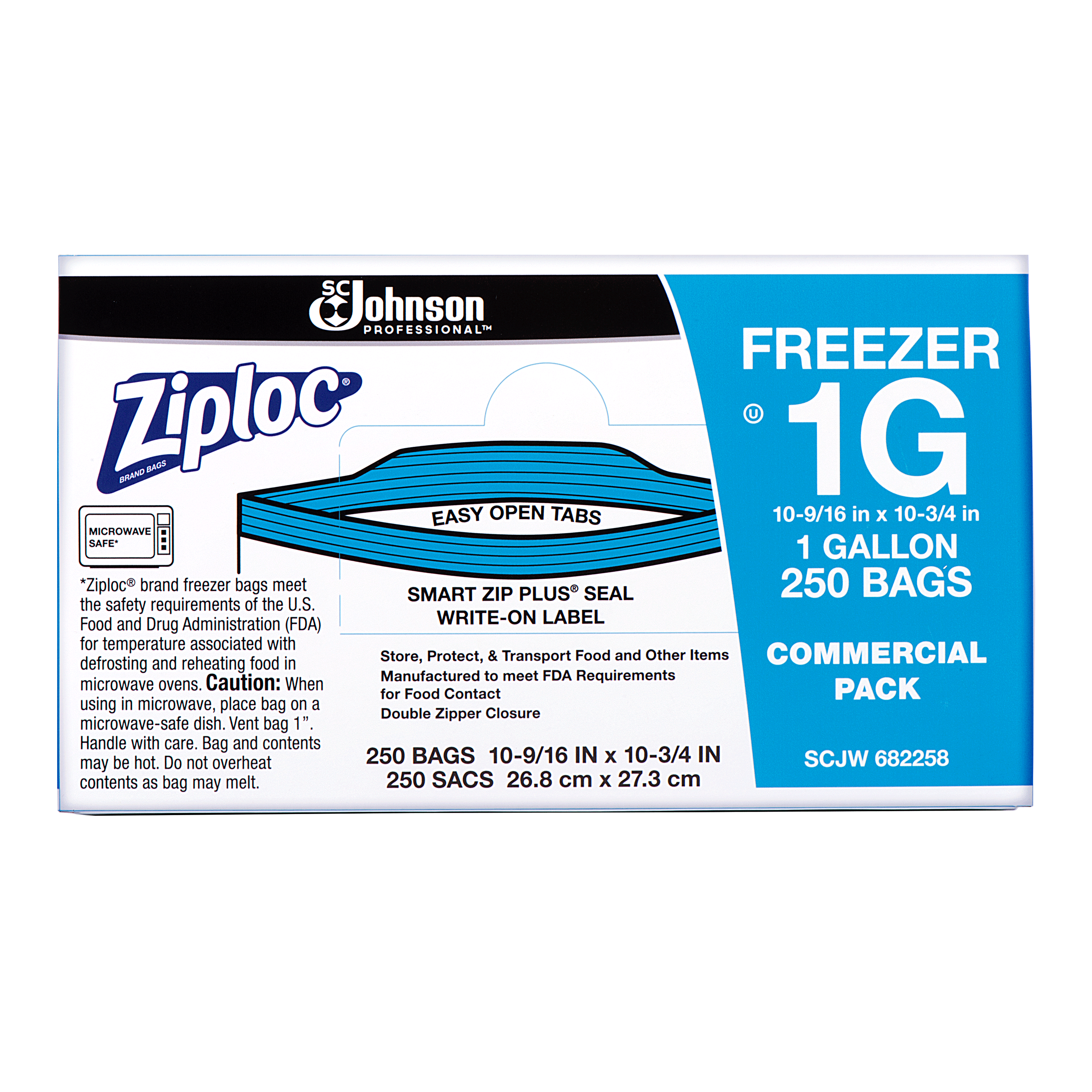 Ziploc Size Chart